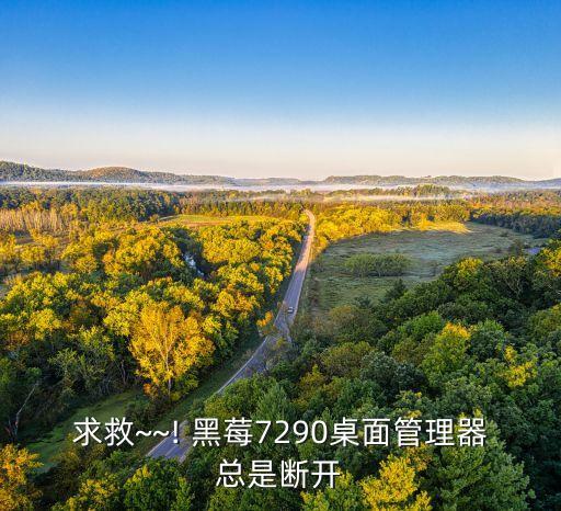 求救~~! 黑莓7290桌面管理器總是斷開