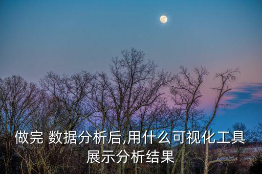 做完 數(shù)據(jù)分析后,用什么可視化工具展示分析結果