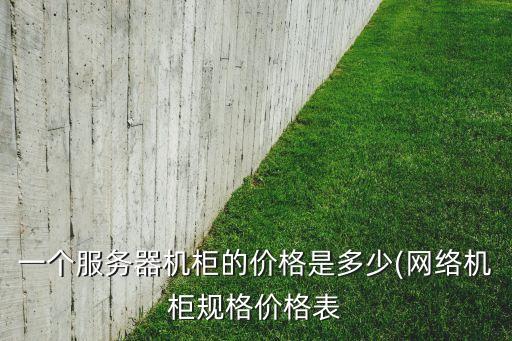 一個(gè)服務(wù)器機(jī)柜的價(jià)格是多少(網(wǎng)絡(luò)機(jī)柜規(guī)格價(jià)格表