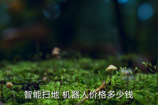 智能掃地 機器人價格多少錢