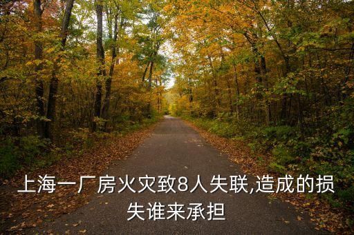 上海一廠房火災(zāi)致8人失聯(lián),造成的損失誰(shuí)來(lái)承擔(dān)