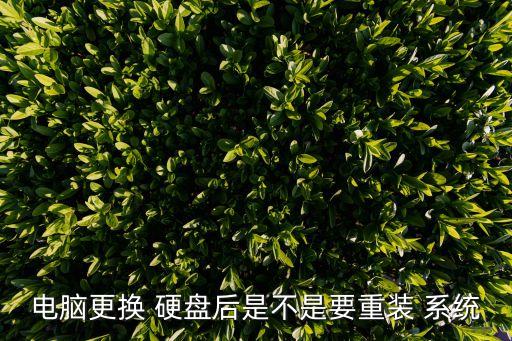 電腦更換 硬盤后是不是要重裝 系統(tǒng)