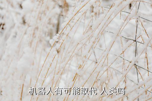  機(jī)器人有可能取代 人類嗎