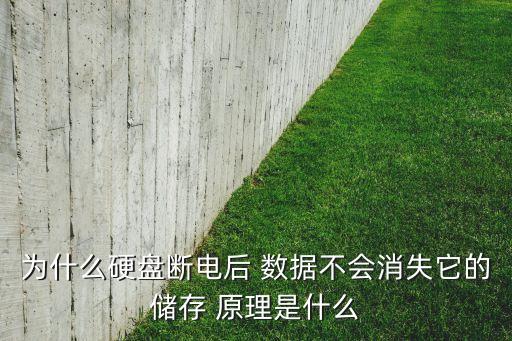 為什么硬盤斷電后 數(shù)據(jù)不會(huì)消失它的儲(chǔ)存 原理是什么