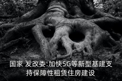 國(guó)家 發(fā)改委:加快5G等新型基建支持保障性租賃住房建設(shè)
