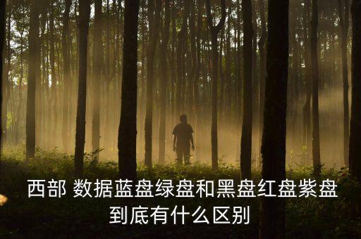  西部 數(shù)據(jù)藍盤綠盤和黑盤紅盤紫盤到底有什么區(qū)別