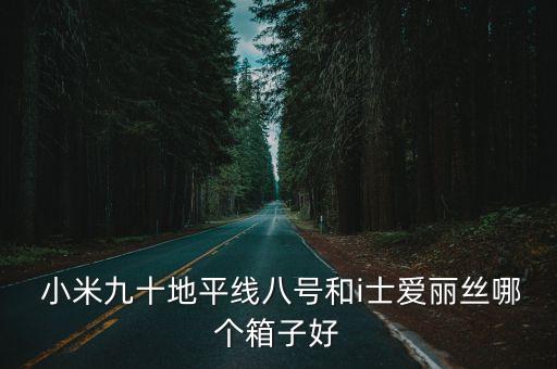  小米九十地平線八號和i士愛麗絲哪個箱子好