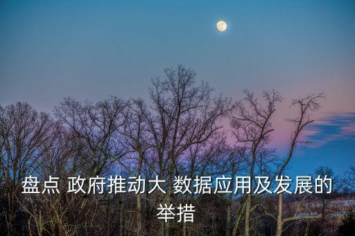 大數(shù)據(jù)政府有什么支持,政府工作什么度度等重要數(shù)據(jù)
