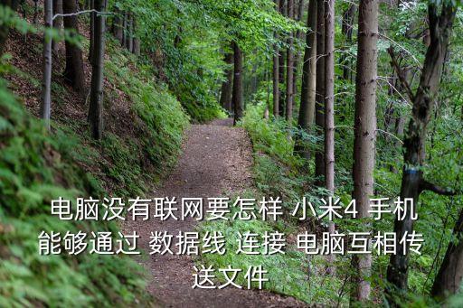  電腦沒有聯(lián)網(wǎng)要怎樣 小米4 手機能夠通過 數(shù)據(jù)線 連接 電腦互相傳送文件