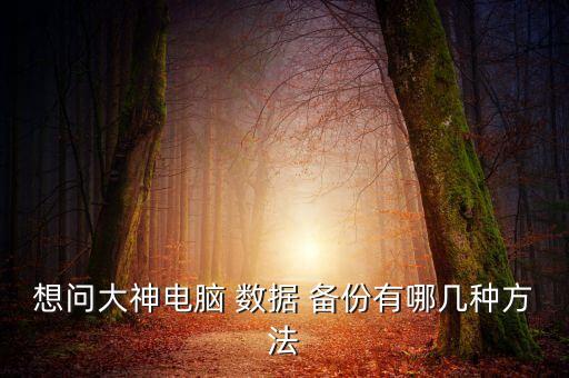 數(shù)據(jù)備份的分類,安卓手機(jī)數(shù)據(jù)備份到電腦
