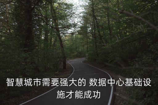 智慧城市需要強(qiáng)大的 數(shù)據(jù)中心基礎(chǔ)設(shè)施才能成功