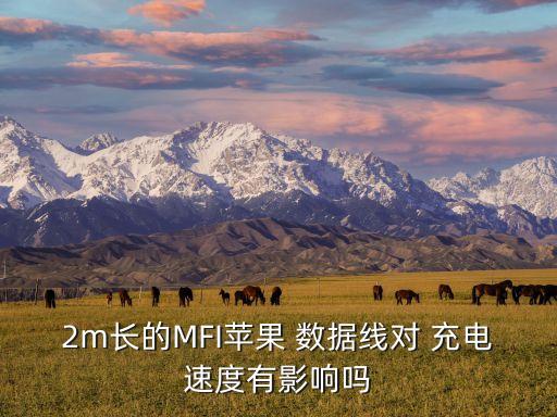 2m長(zhǎng)的MFI蘋(píng)果 數(shù)據(jù)線對(duì) 充電速度有影響嗎