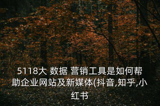5118大 數(shù)據(jù) 營銷工具是如何幫助企業(yè)網(wǎng)站及新媒體(抖音,知乎,小紅書