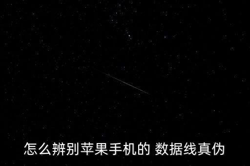 怎么辨別蘋果手機的 數(shù)據(jù)線真?zhèn)? class=