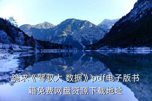 pan.baidu.com 大數(shù)據(jù)