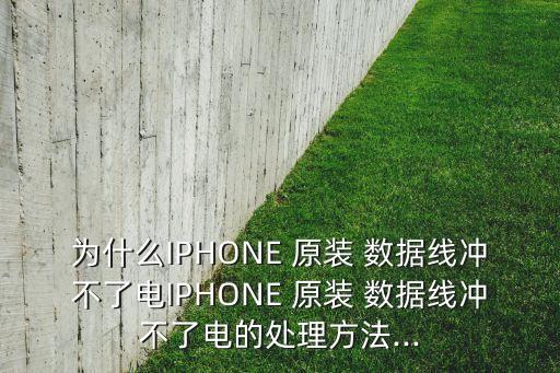 為什么IPHONE 原裝 數(shù)據(jù)線沖不了電IPHONE 原裝 數(shù)據(jù)線沖不了電的處理方法...