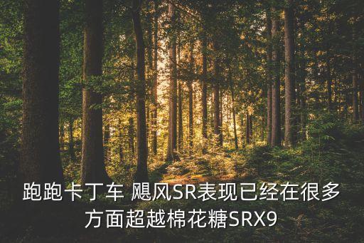 跑跑卡丁車 颶風SR表現(xiàn)已經(jīng)在很多方面超越棉花糖SRX9