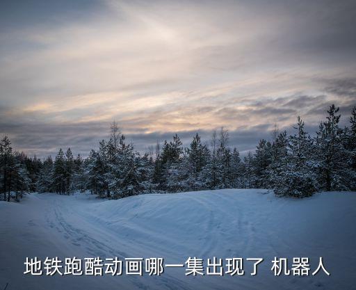 地鐵跑酷動(dòng)畫哪一集出現(xiàn)了 機(jī)器人