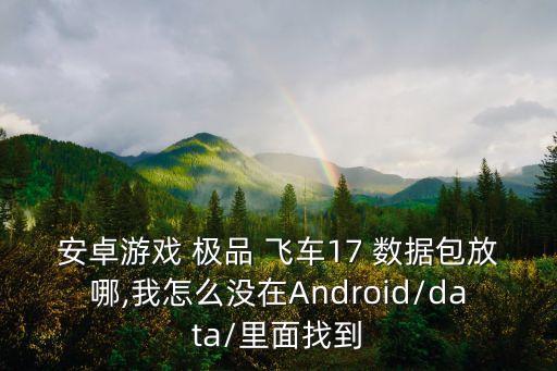 極品飛車17數(shù)據(jù)包下載