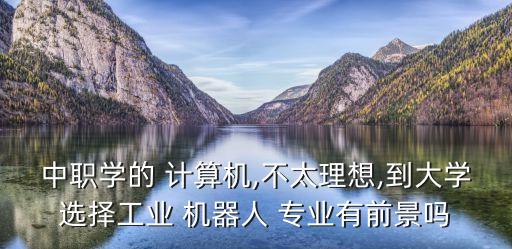 計算機專業(yè) 機器人,機器人和計算機專業(yè)哪個好