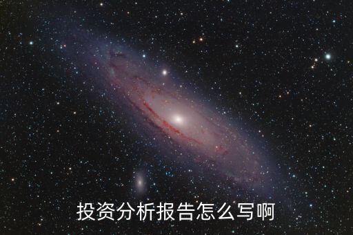 投資分析報(bào)告怎么寫啊