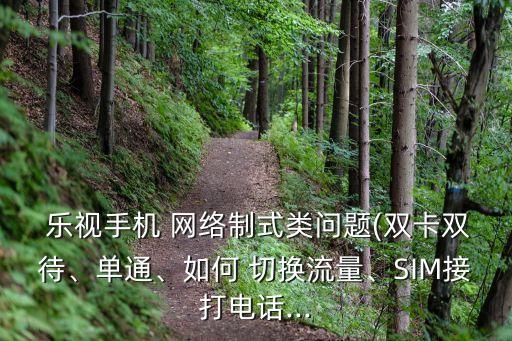 樂視如何切換移動數(shù)據(jù)網(wǎng)絡(luò)連接