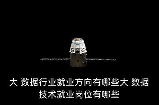 大 數(shù)據(jù)行業(yè)就業(yè)方向有哪些大 數(shù)據(jù)技術(shù)就業(yè)崗位有哪些