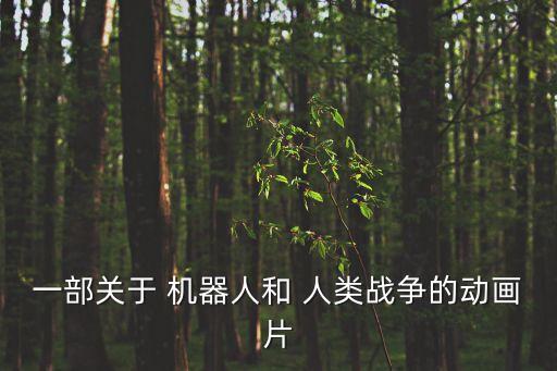 一部關(guān)于 機器人和 人類戰(zhàn)爭的動畫片