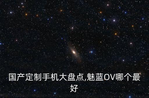 國產(chǎn)定制手機大盤點,魅藍OV哪個最好