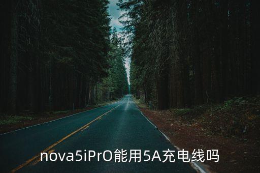 nova5iPrO能用5A充電線嗎