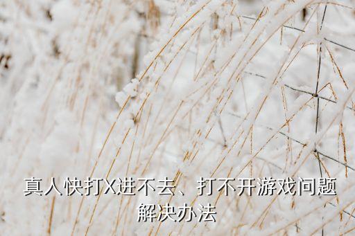  真人快打X進(jìn)不去、打不開游戲問題解決辦法