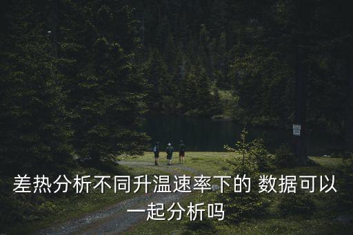 差熱分析不同升溫速率下的 數(shù)據(jù)可以一起分析嗎