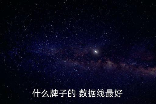 什么牌子的 數(shù)據(jù)線最好