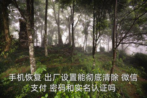 微信軟件數(shù)據(jù)怎么刪除怎么恢復(fù)出廠設(shè)置密碼
