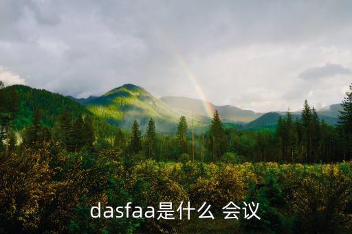 dasfaa是什么 會議