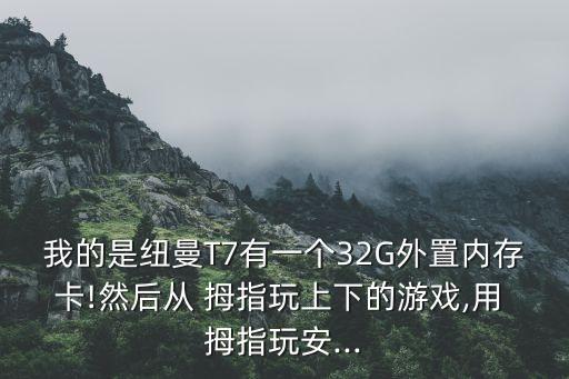 我的是紐曼T7有一個(gè)32G外置內(nèi)存卡!然后從 拇指玩上下的游戲,用 拇指玩安...