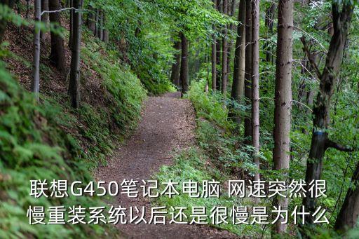 聯(lián)想G450筆記本電腦 網(wǎng)速突然很慢重裝系統(tǒng)以后還是很慢是為什么