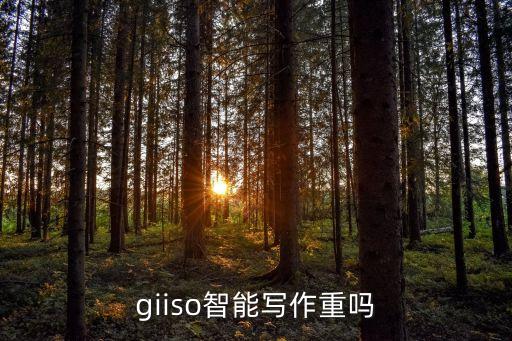 giiso智能寫作重嗎