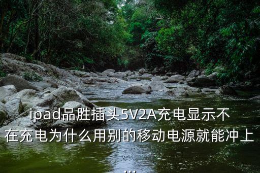 ipad品勝插頭5V2A充電顯示不在充電為什么用別的移動(dòng)電源就能沖上...