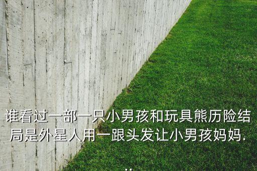 誰看過一部一只小男孩和玩具熊歷險結局是外星人用一跟頭發(fā)讓小男孩媽媽...