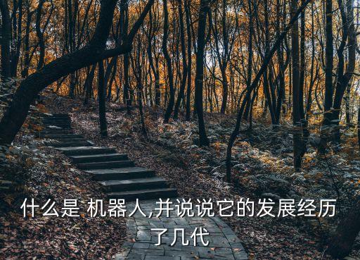 什么是 機(jī)器人,并說說它的發(fā)展經(jīng)歷了幾代
