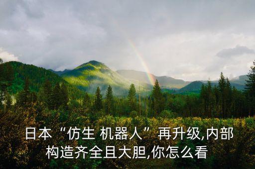  日本“仿生 機器人”再升級,內(nèi)部構(gòu)造齊全且大膽,你怎么看