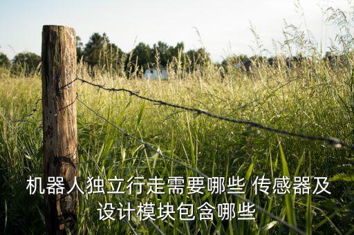  機(jī)器人獨(dú)立行走需要哪些 傳感器及設(shè)計模塊包含哪些