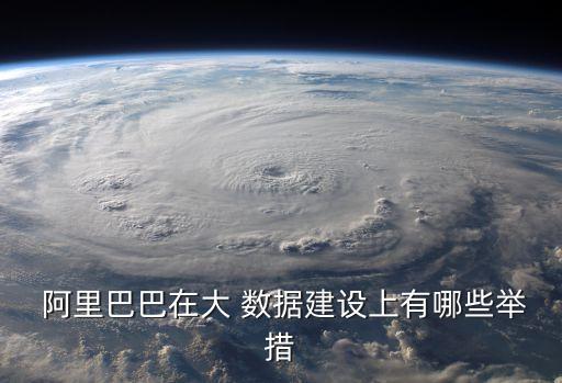  阿里巴巴在大 數(shù)據(jù)建設上有哪些舉措