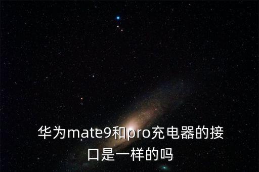  華為mate9和pro充電器的接口是一樣的嗎