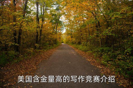 美國(guó)含金量高的寫作競(jìng)賽介紹