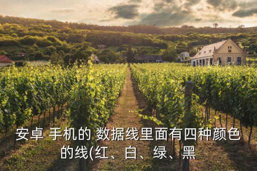安卓 手機的 數(shù)據(jù)線里面有四種顏色的線(紅、白、綠、黑