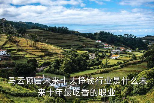  馬云預(yù)言未來(lái)十大掙錢(qián)行業(yè)是什么未來(lái)十年最吃香的職業(yè)