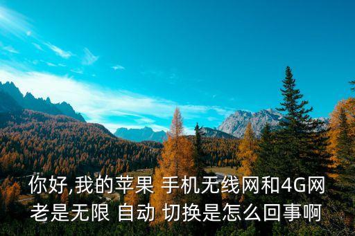手機網(wǎng)絡信號自動切換