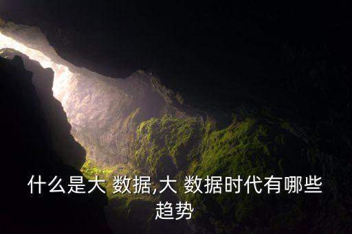 什么是大 數(shù)據(jù),大 數(shù)據(jù)時代有哪些趨勢
